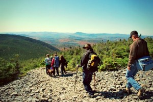 Route des Sommets Mont-Mégantic hiking, trekking Parc National estrie